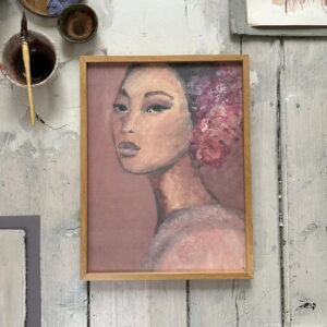 Art print Sakura met lijst