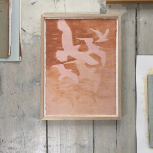 Art print the sky met lijst