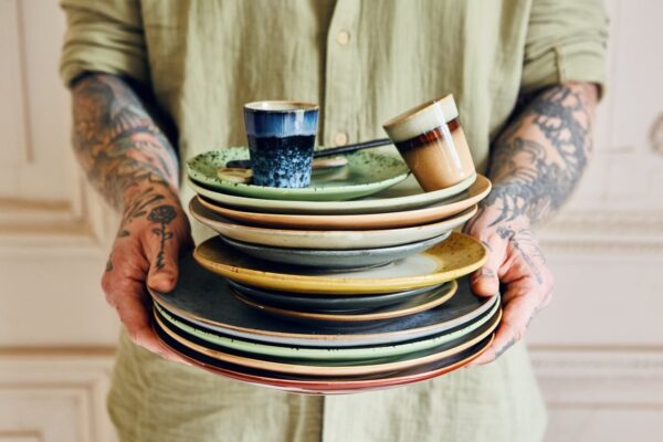 HKliving® dinerbord mineral - Afbeelding 4