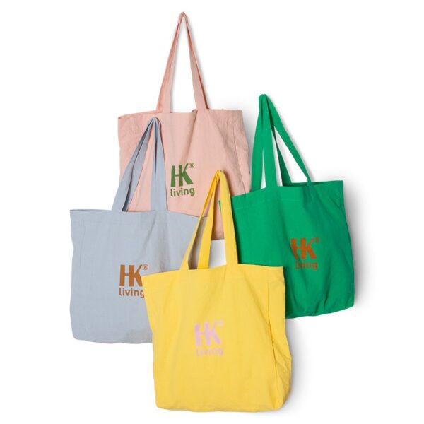 HKliving® shoppingbag blauw - Afbeelding 3