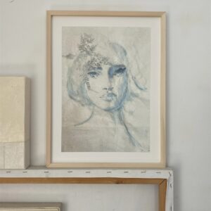 Art print fleurs sauvage