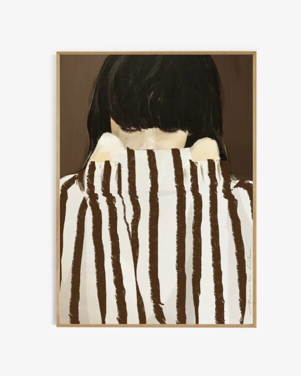 Art print Shy met lijst