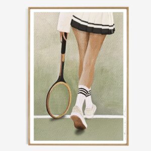 Art print Tennis + lijst