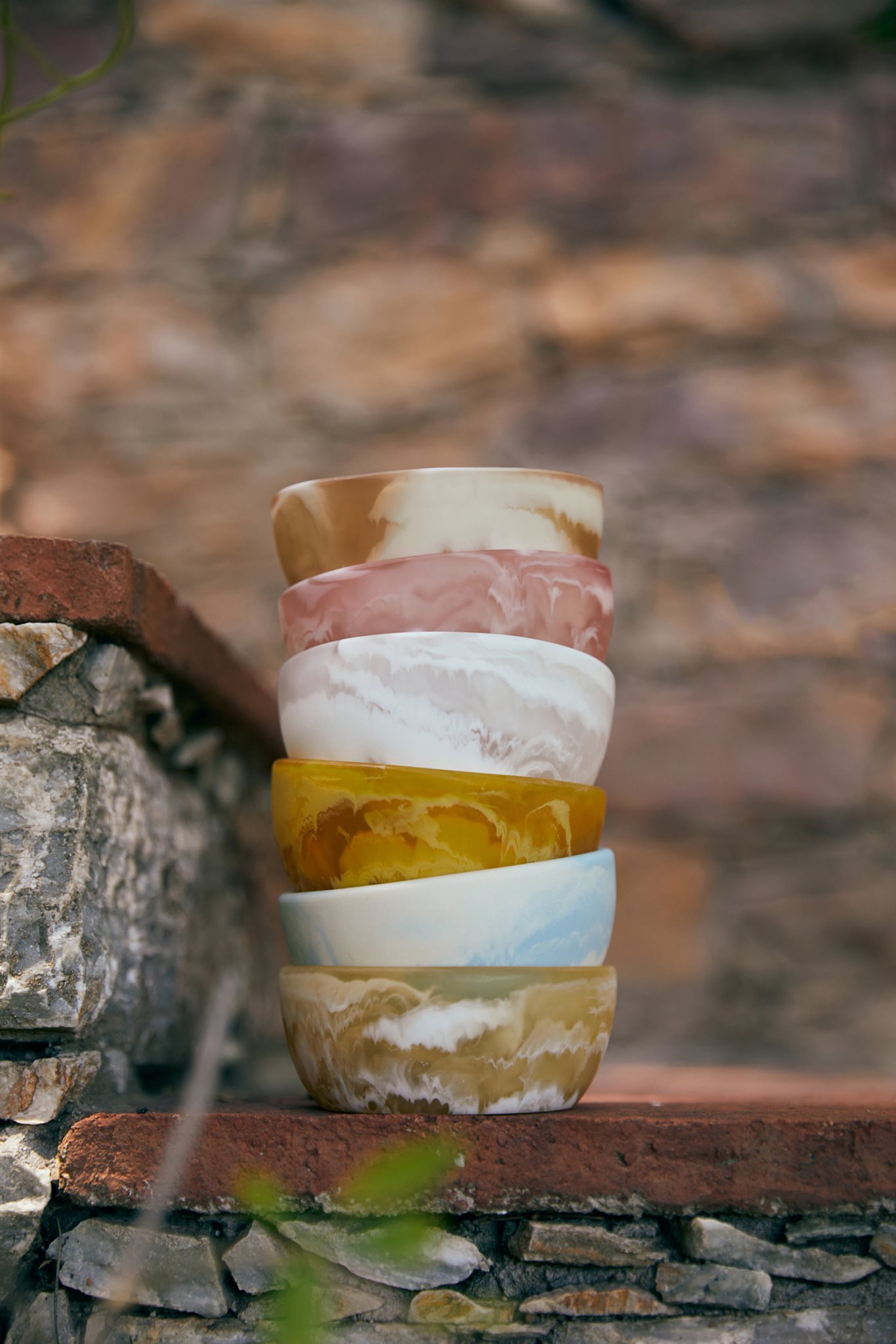 HKliving® patio bowl blue - Afbeelding 4