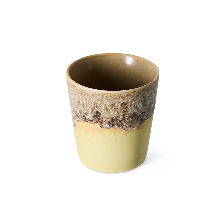 HKliving® coffee mug, custard - Afbeelding 2