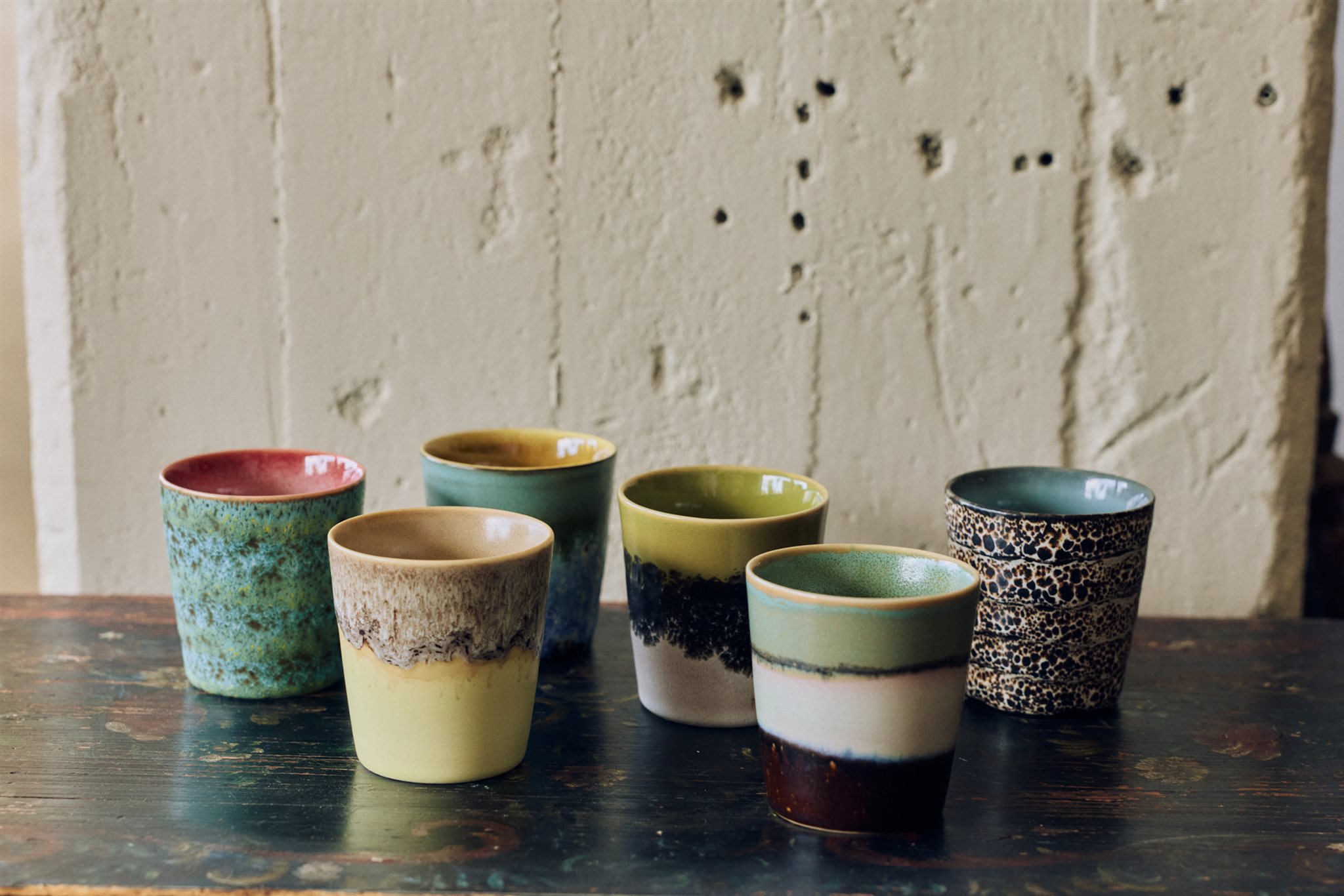 HKliving® coffee mug, custard - Afbeelding 3