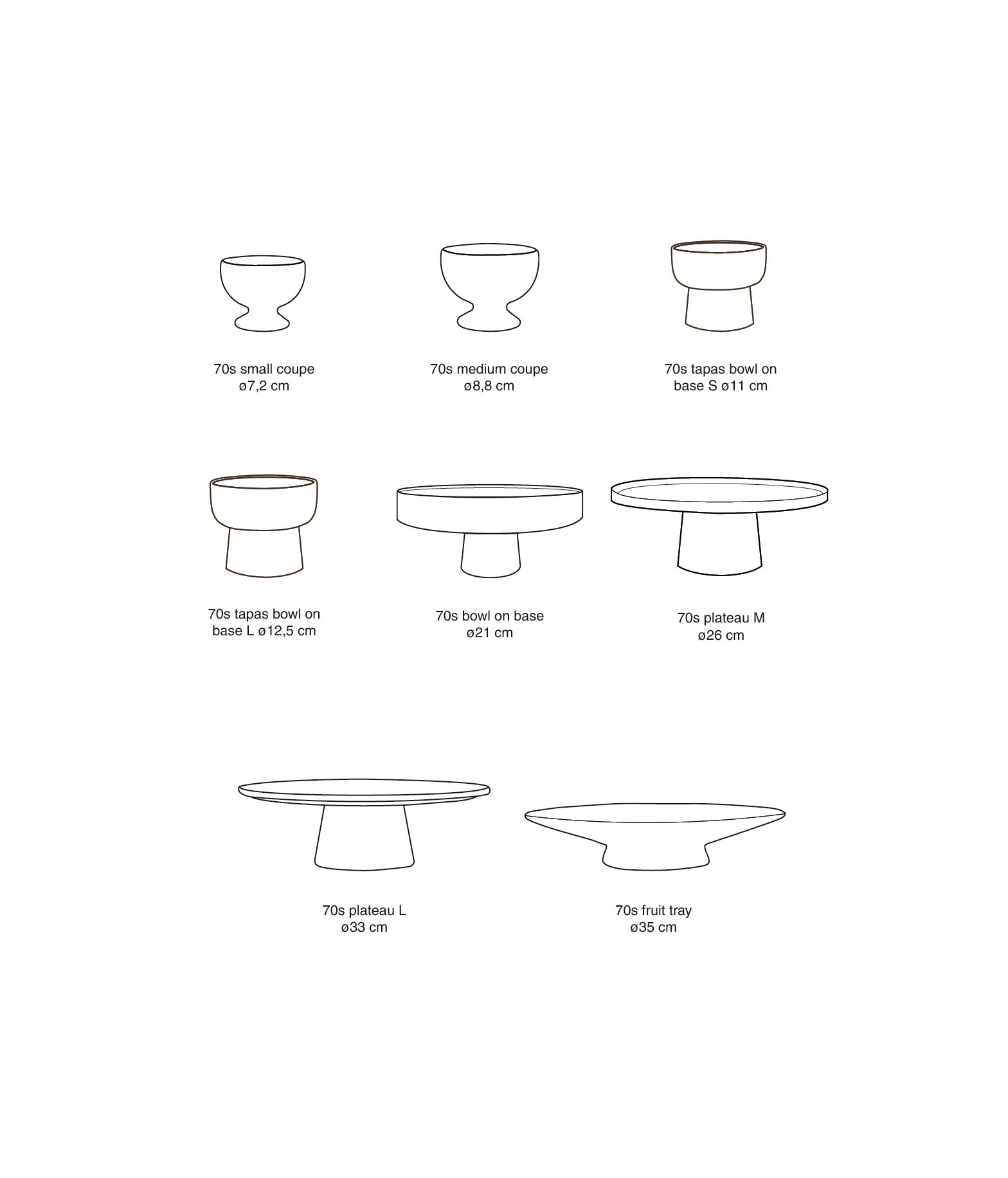 HKliving® medium coupes brew - Afbeelding 3