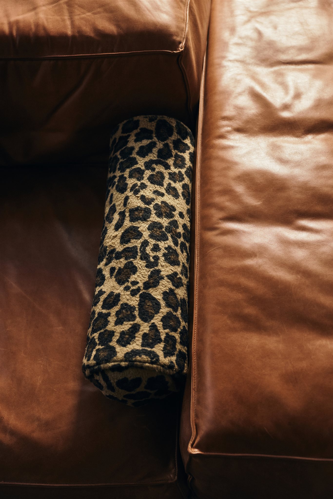 HKliving® bolster cushion panter - Afbeelding 2