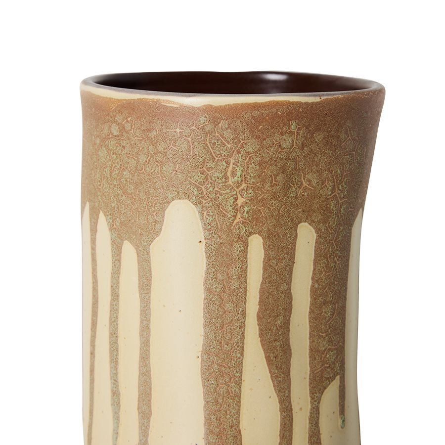 HKliving® long vase melting br - Afbeelding 2