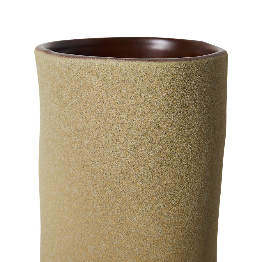 HKliving® long vase mud brown - Afbeelding 2