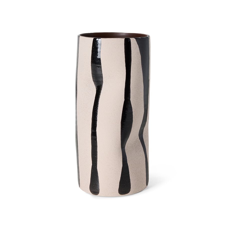 HKliving® mono vase sand/black