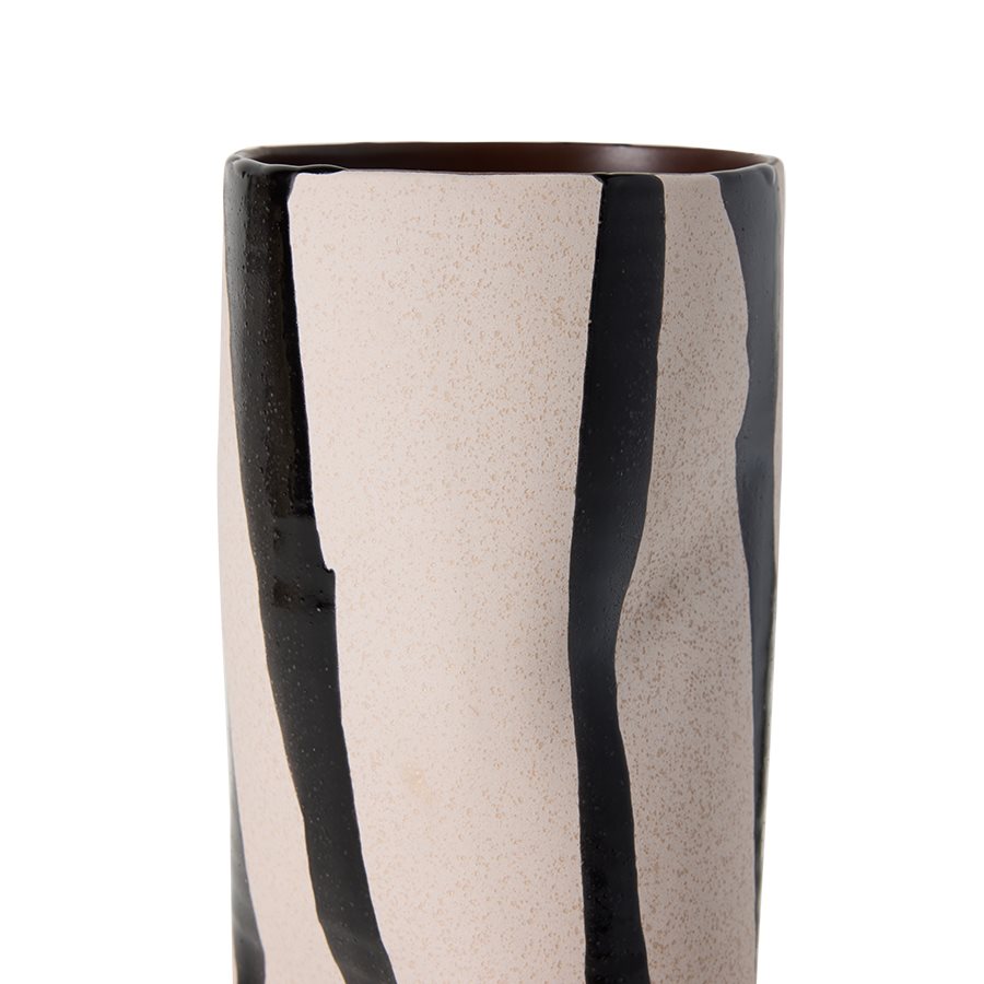 HKliving® mono vase sand/black - Afbeelding 2